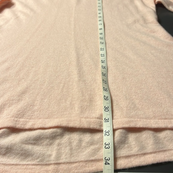 Isaac Mizrahi Live pink tunic cashmere sweater, EUC, XL - Picture 6 of 7